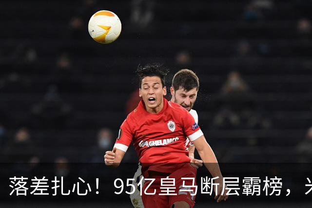 落差扎心！95亿皇马断层霸榜，米兰18.5亿排14，意甲追英超难在哪